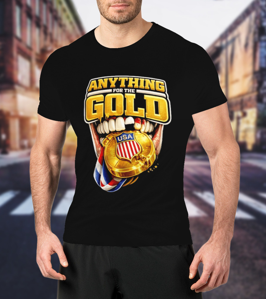 Anything For The Gold USA Medal T-Shirt