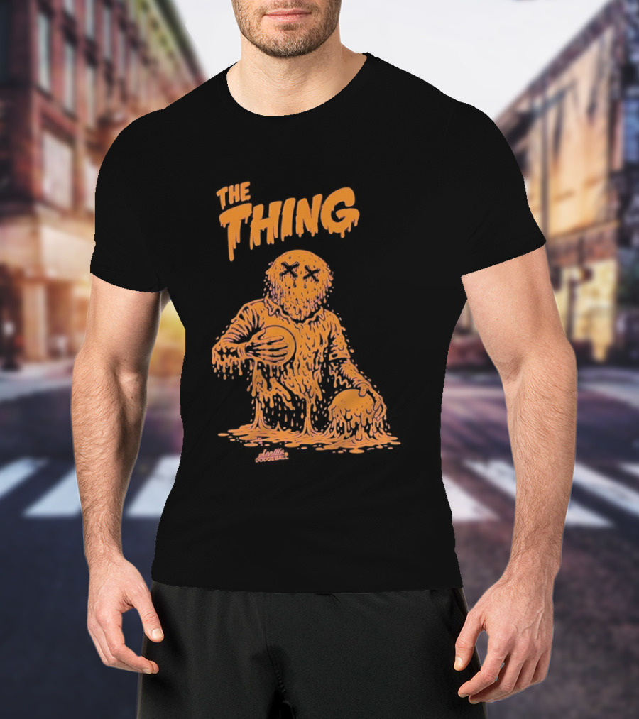 The Thing Creepy Dodgeball Creature Horror T-Shirt
