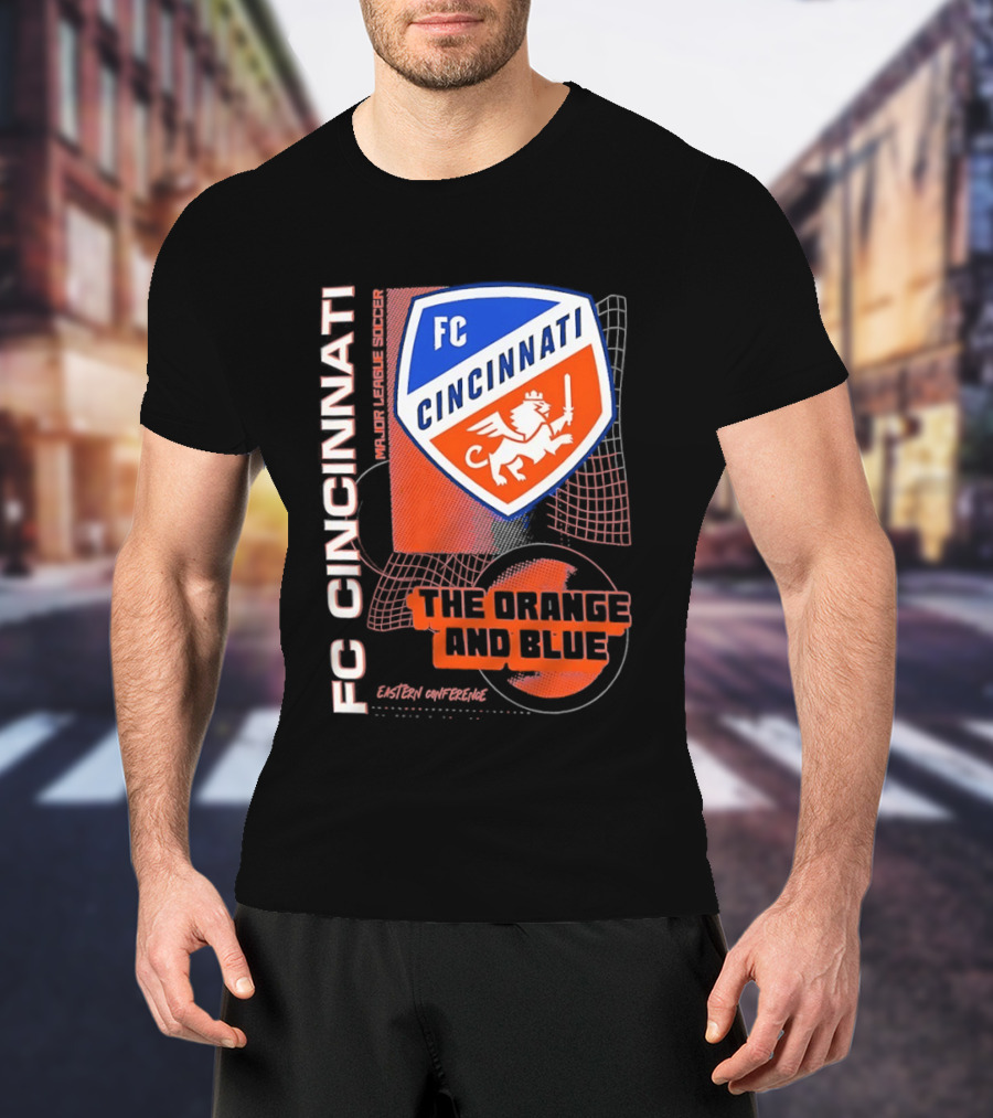FC Cincinnati The Orange And Blue Soccer Pride T-Shirt