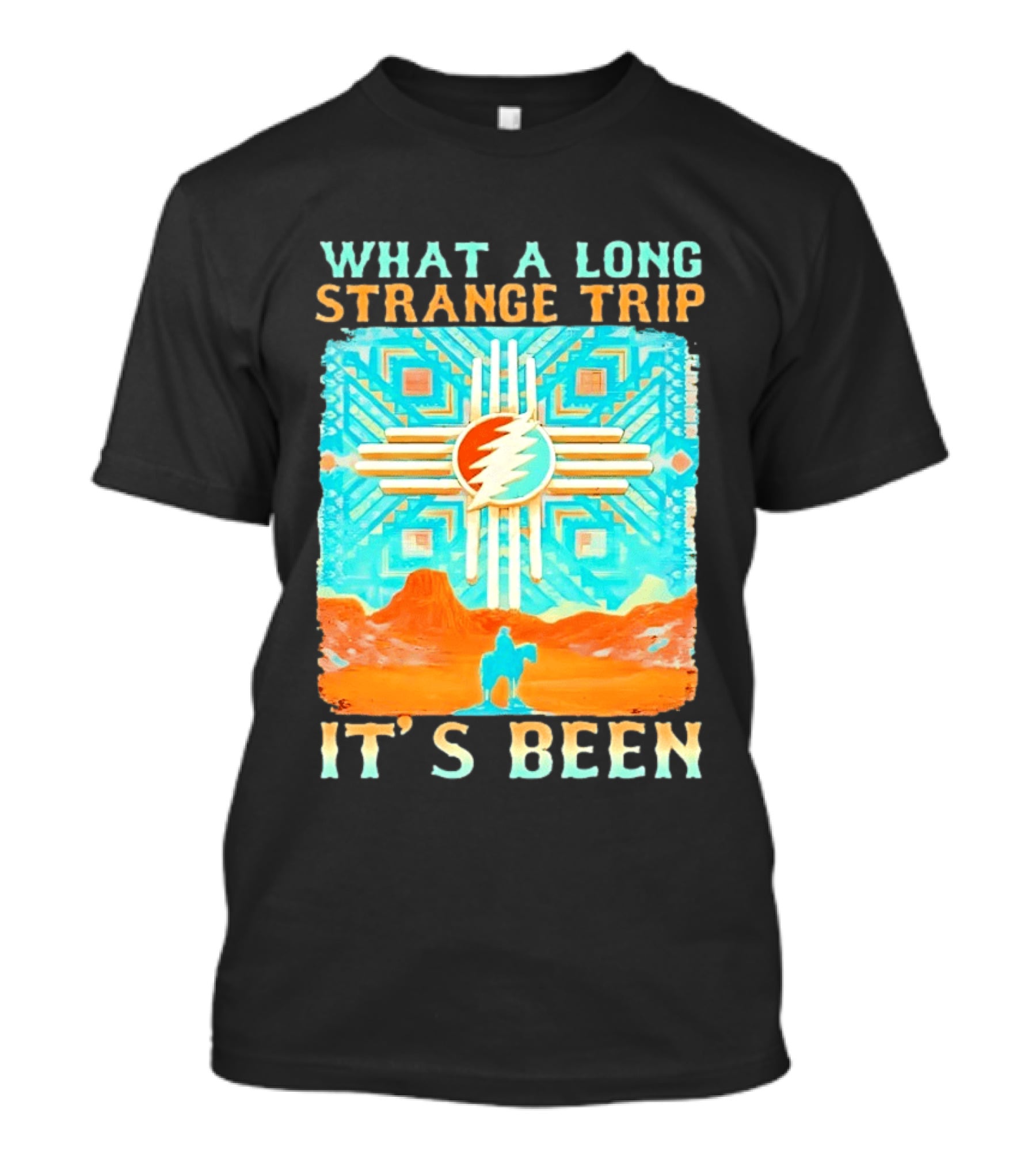 What A Long Strange Trip It's Been Grateful Dead Zia T-Shirt