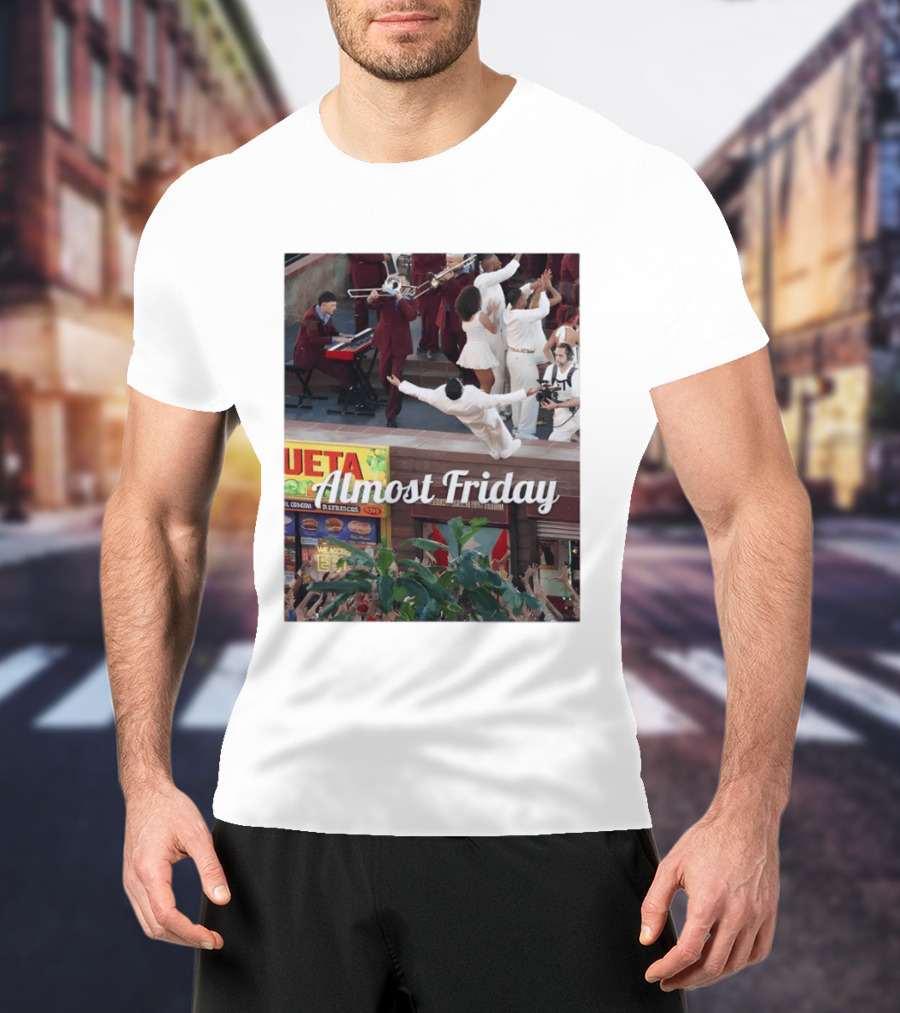 Almost Friday Bad Bunny Un Verano Sin Ti Party Scene T-Shirt