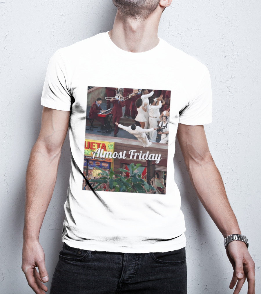 Almost Friday Bad Bunny Un Verano Sin Ti Party Scene T-Shirt