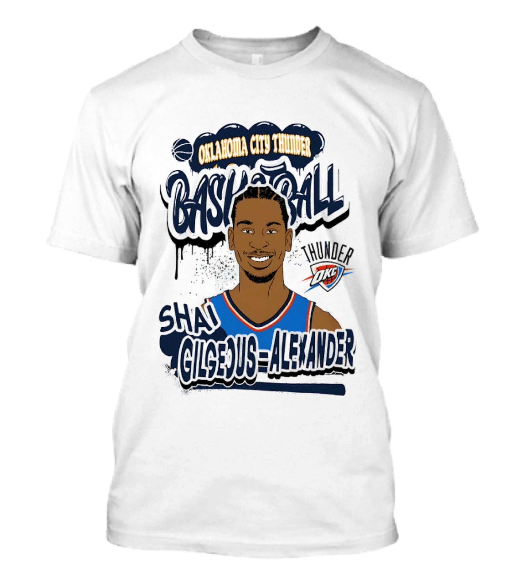 Oklahoma City Thunder Shai Gilgeous Alexander Basketball Thunder T-Shirt