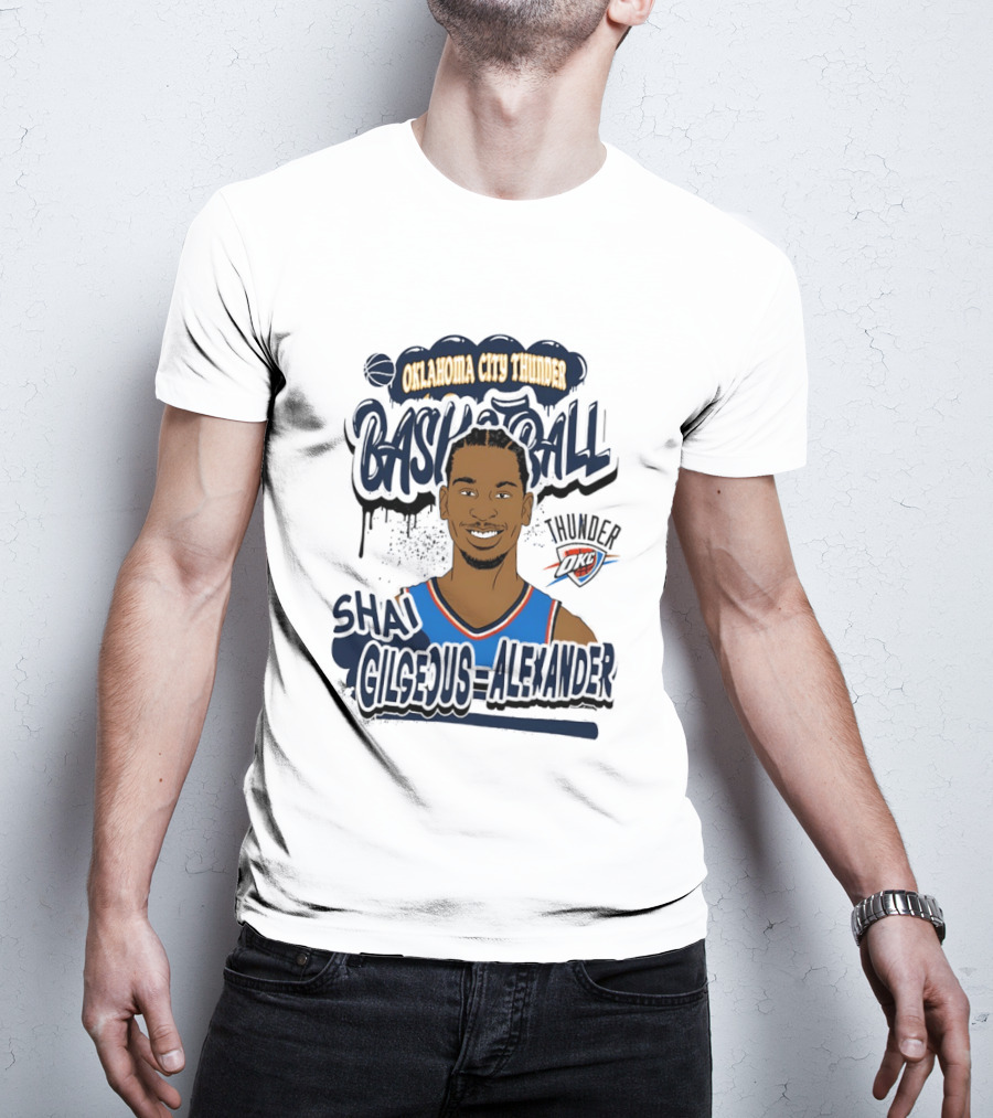 Oklahoma City Thunder Shai Gilgeous Alexander Basketball Thunder T-Shirt
