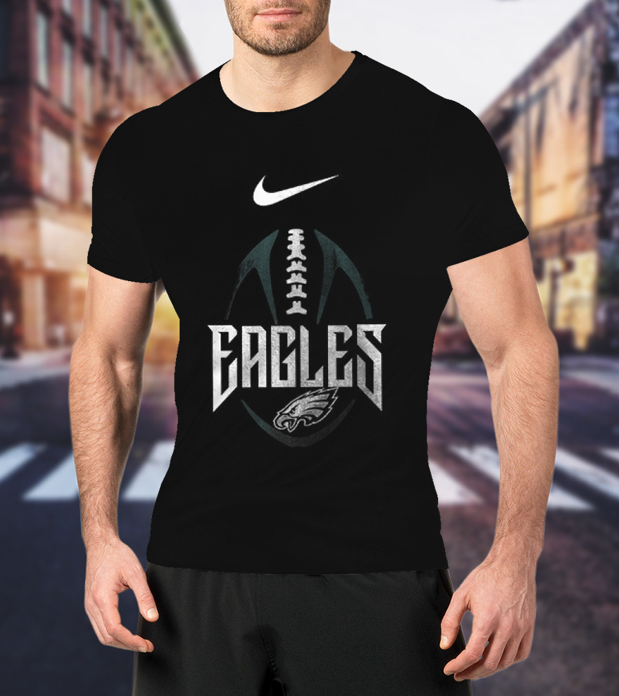 Nike Philadelphia Eagles Football Drag Racing T-Shirt