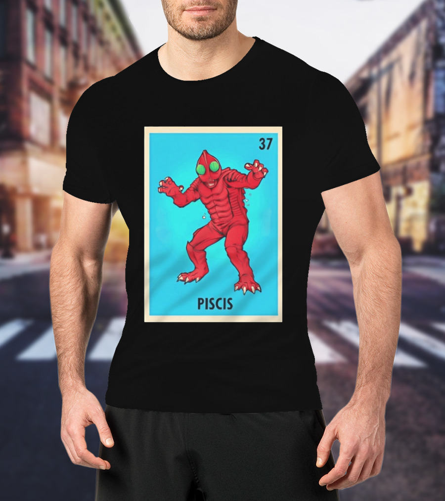 Piscis Card 37 Loteria Monster T-Shirt