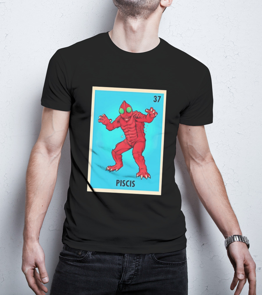 Piscis Card 37 Loteria Monster T-Shirt