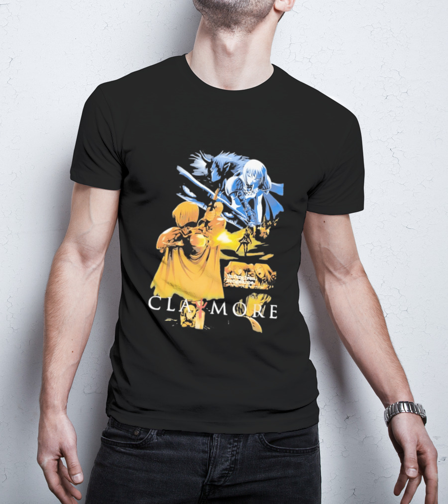 Claymore Clare Unforgiven Vengeance Sword Battle Scene T-Shirt