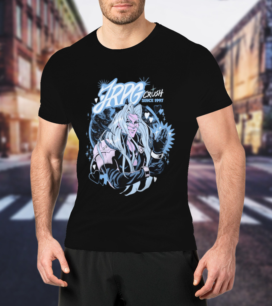Sefikura JRPG Crush Iconic Character Tribute Since 1997 T-Shirt