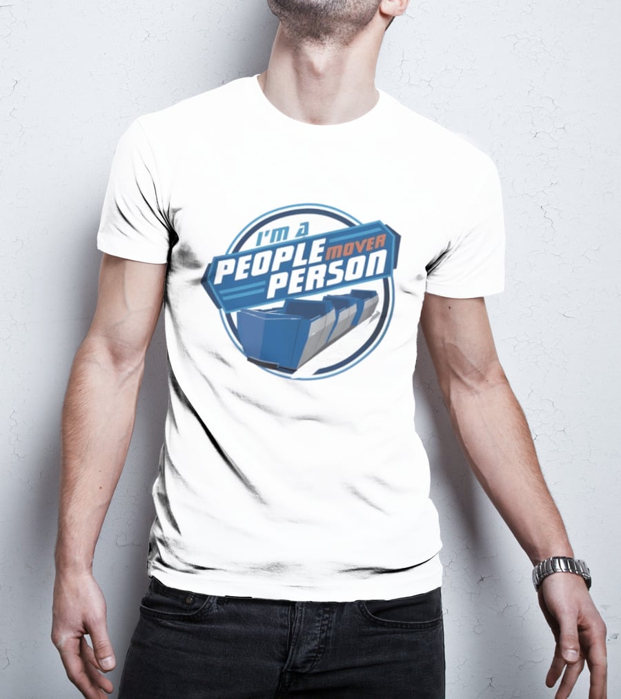 I'm A People Mover Person Retro Style Transport T-Shirt