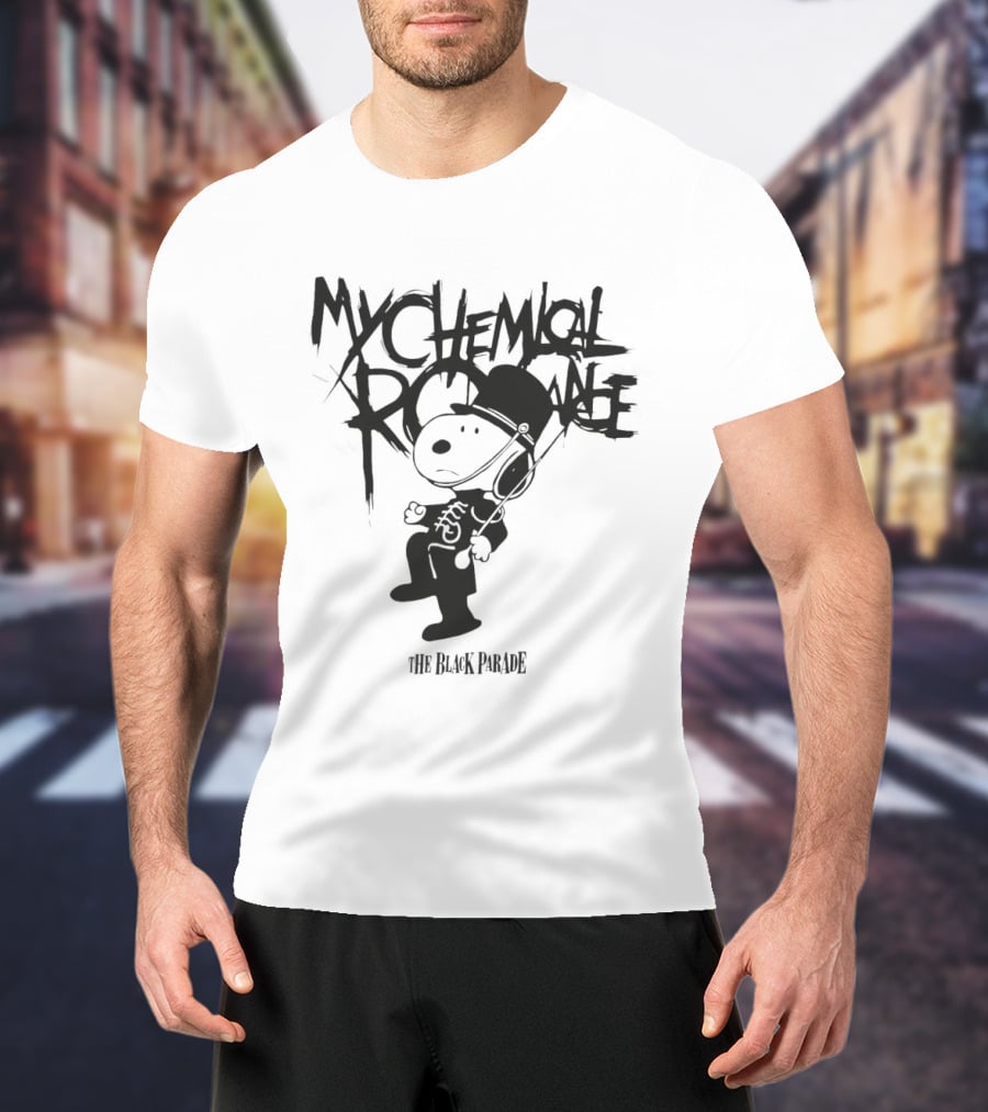 My Chemical Romance Snoopy The Black Parade Fan T-Shirt