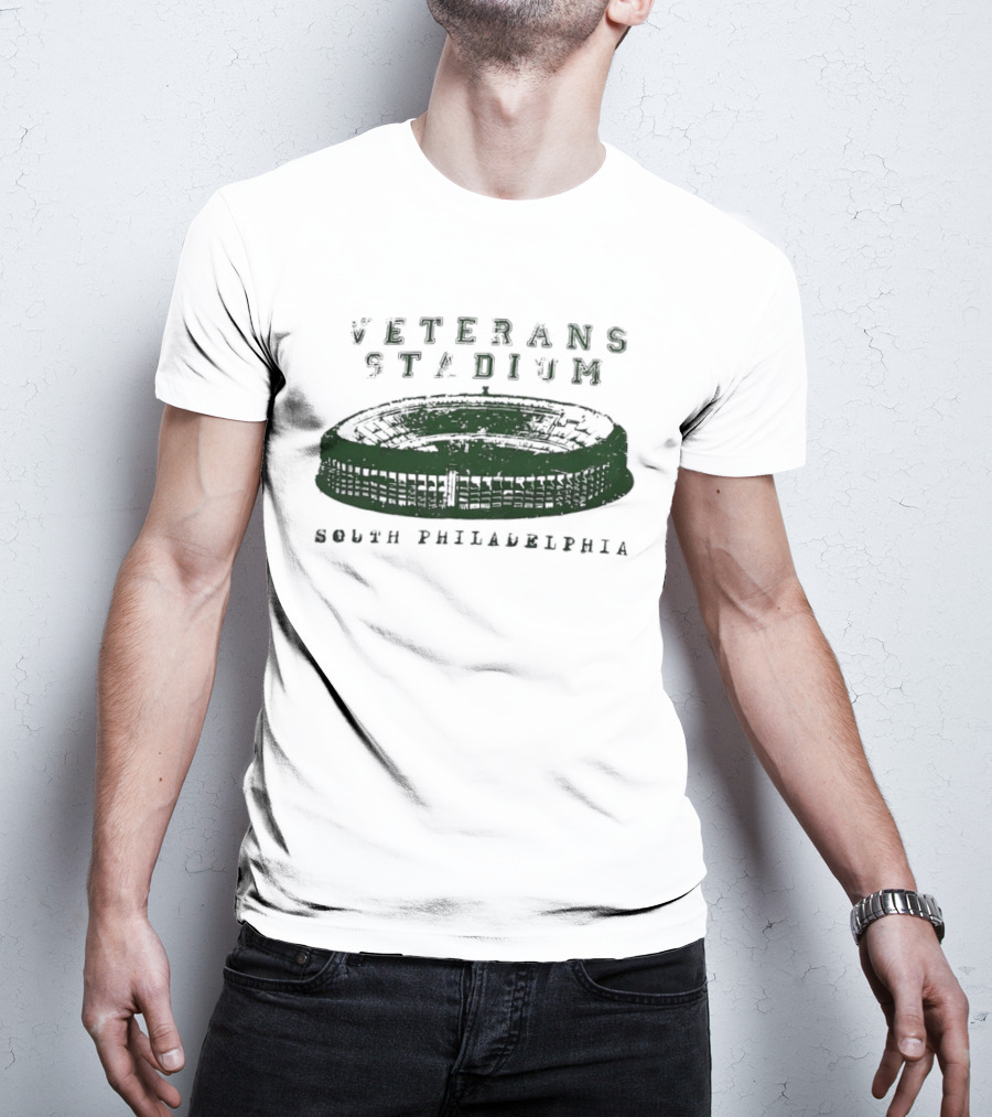 Veterans Stadium South Philadelphia Stadium Oval Arena T-Shirt