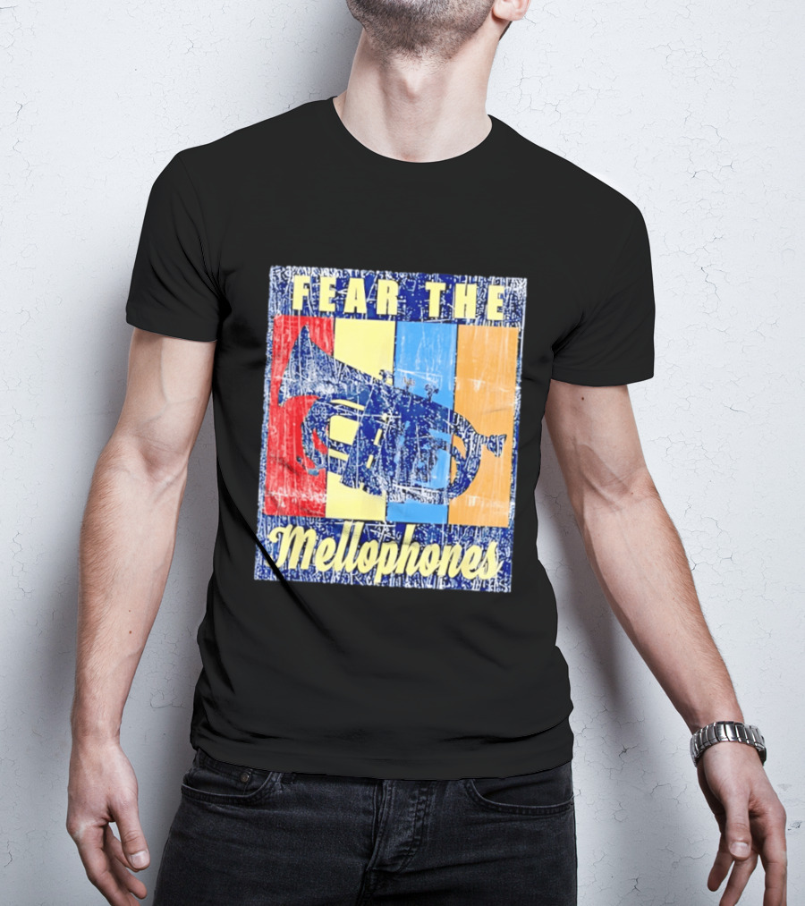 Fear The Mellophones Retro Trumpet Pop T-Shirt