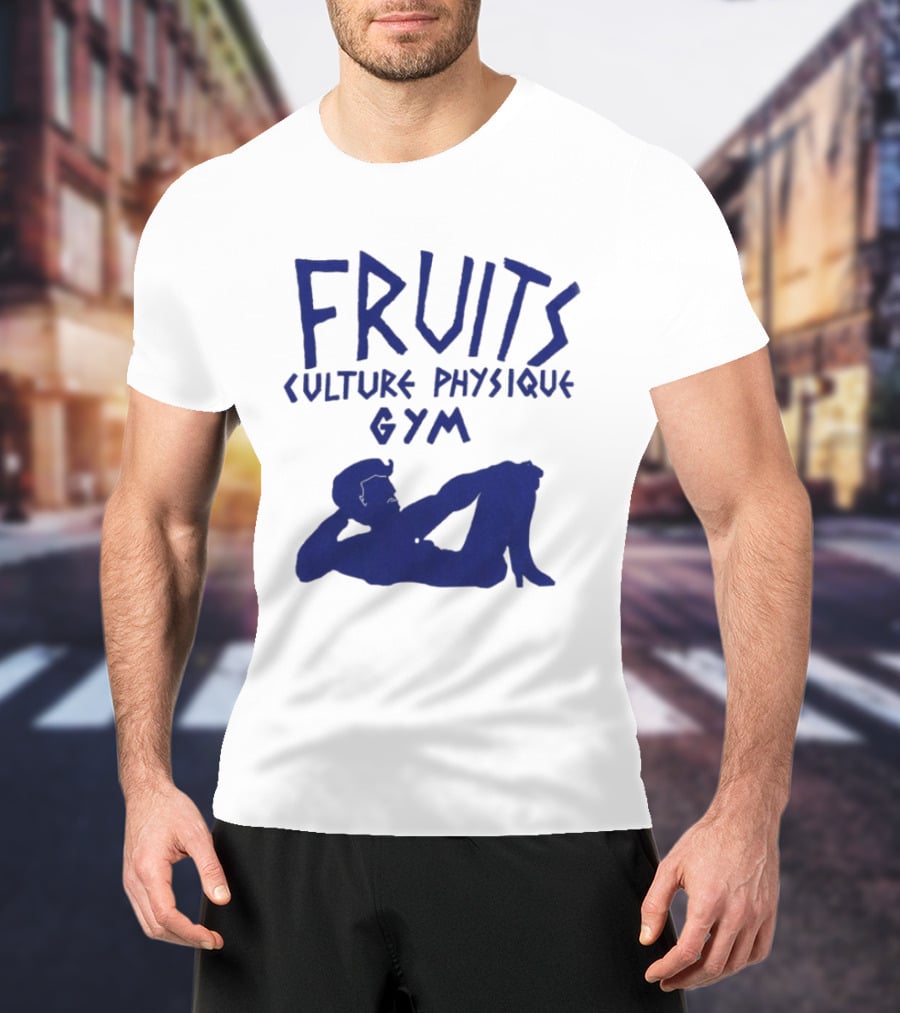 FRUITS Culture Physique Gym Silhouette Fitness T-Shirt