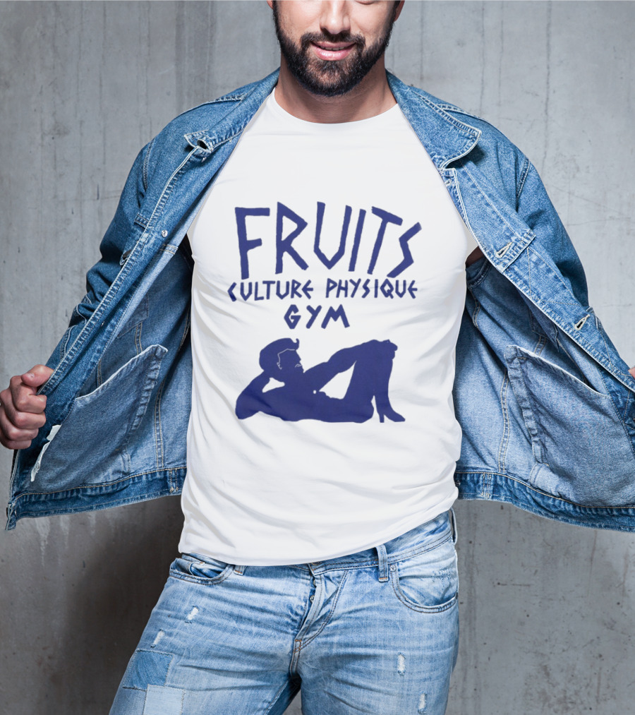FRUITS Culture Physique Gym Silhouette Fitness T-Shirt