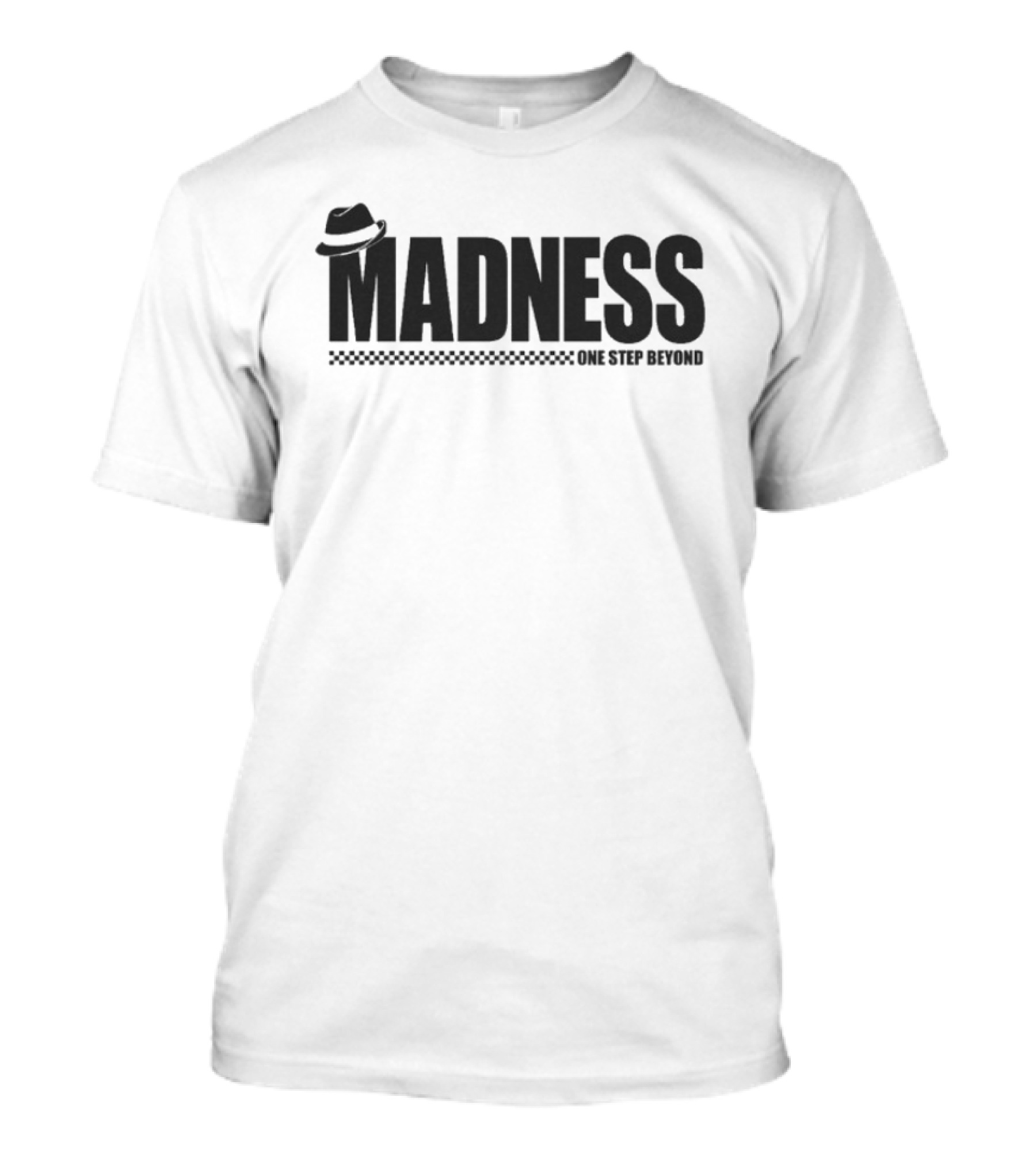 Madness One Step Beyond Trilby Hat Iconic Ska Band T-Shirt