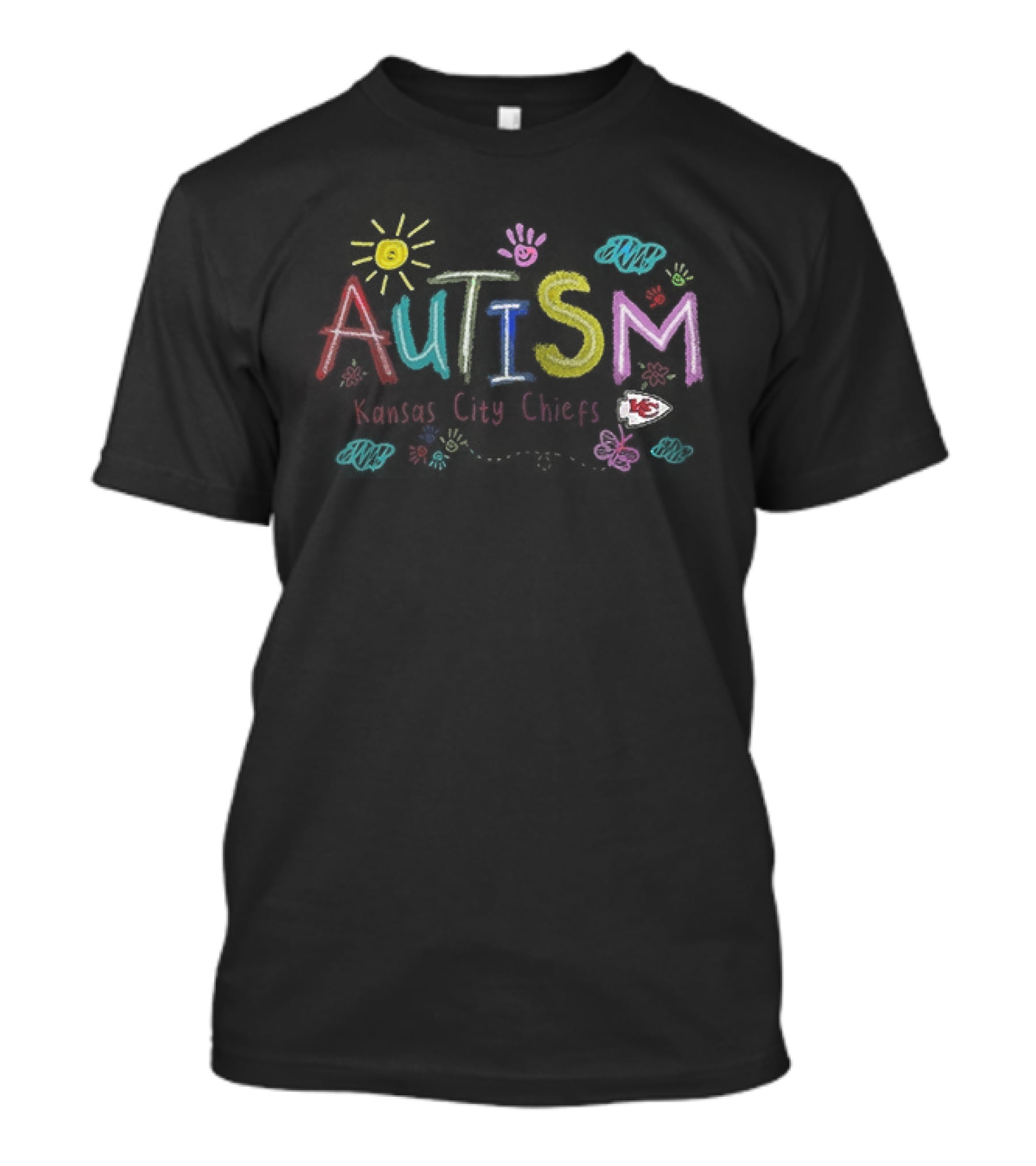 Kansas City Chiefs Autism Awareness Teach Love Hope T-Shirt