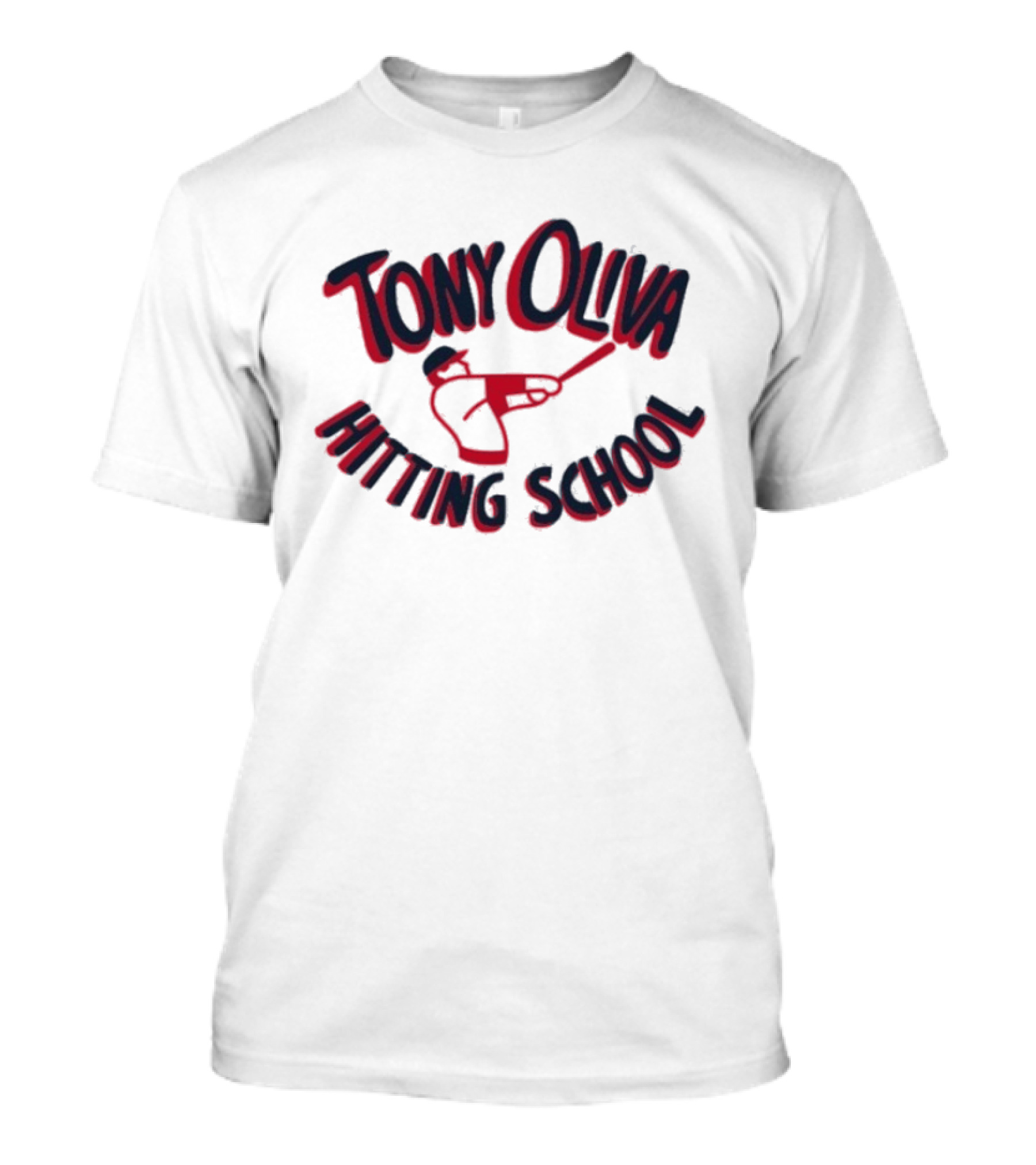 Tony Oliva Hitting School Baseball Iconic Swing T-Shirt