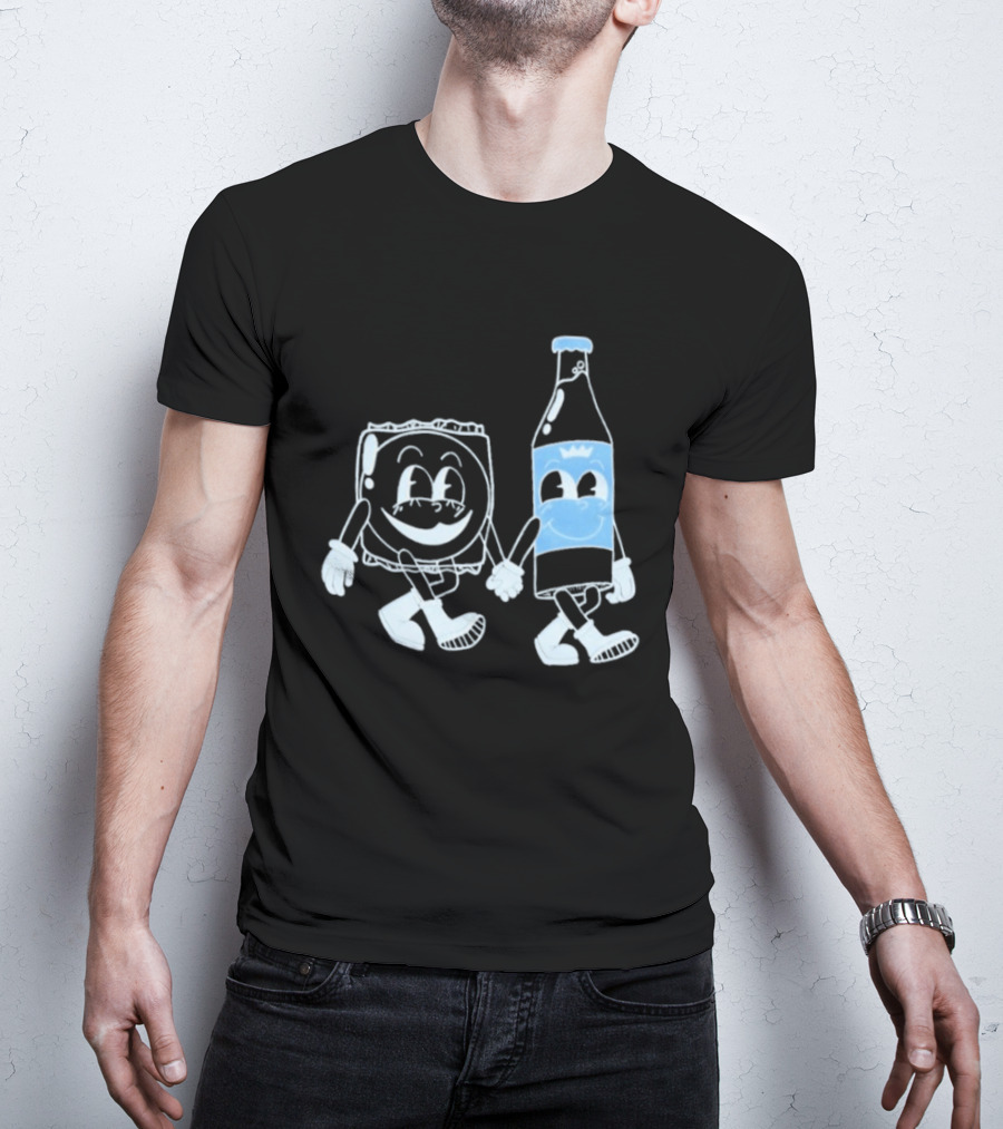 Matt Mitchell RC And MP Smiling Soda Bottle And Cartoon T-Shirt