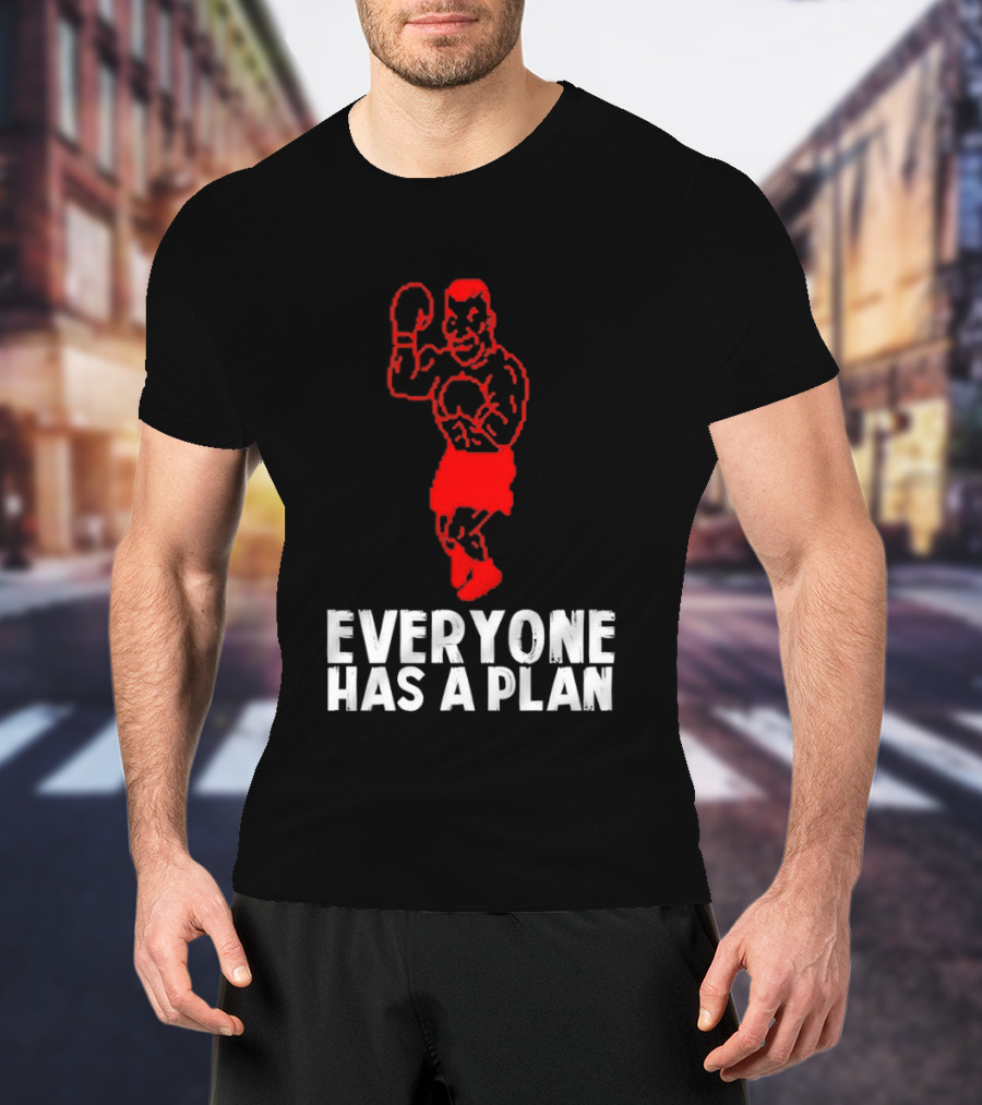Everyone Has A Plan Punchout Video Game Boxing T-Shirt