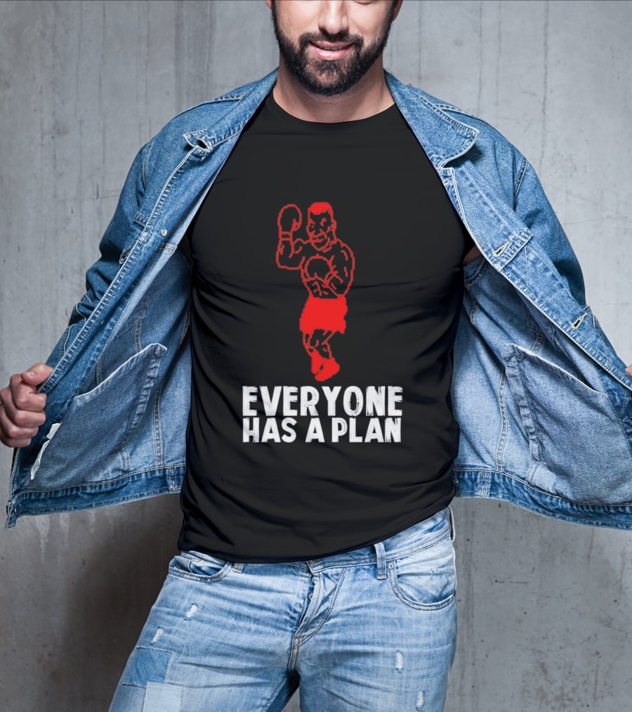 Everyone Has A Plan Punchout Video Game Boxing T-Shirt