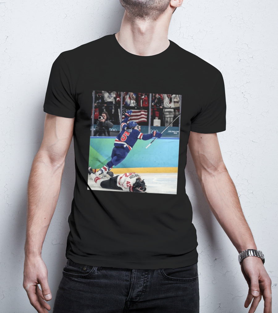 Team USA Women's Hockey Gold Win Milan 2026 Celebration T-Shirt