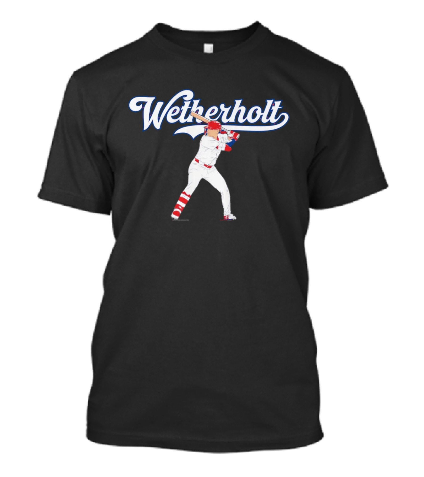 Wetherholt St. Louis Cardinals Baseball Swing Athletic T-Shirt