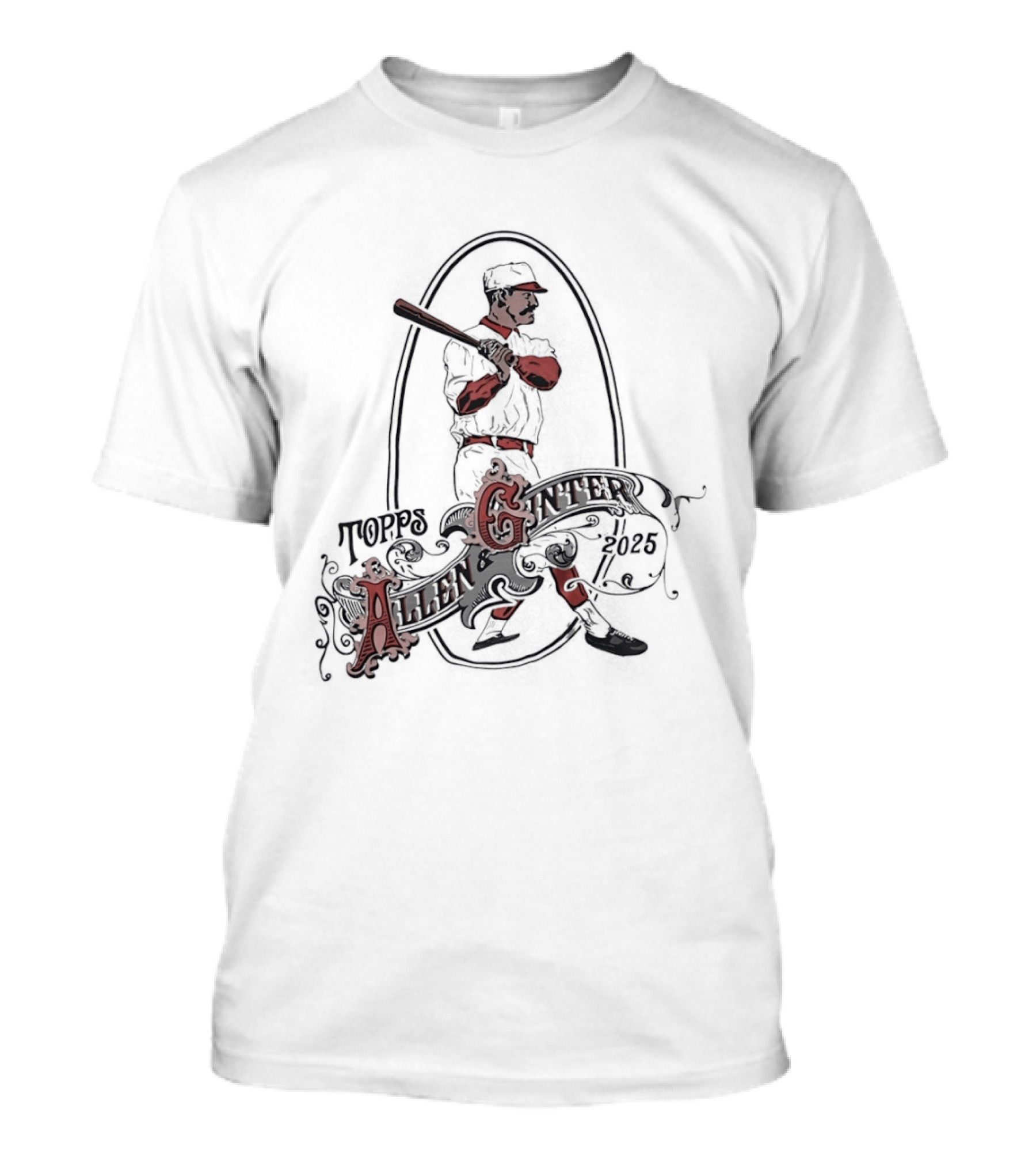 Allen And Ginter 2025 Vintage Baseball Player T-Shirt