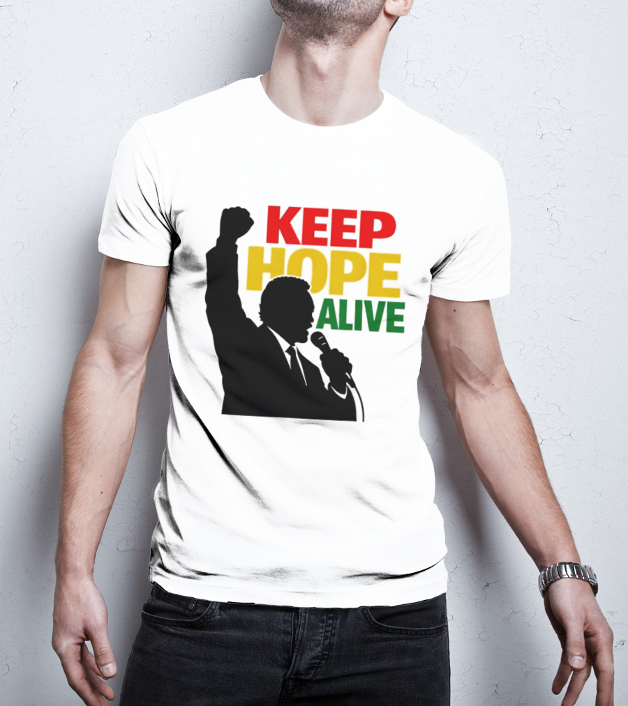 Keep Hope Alive Raised Fist T-Shirt