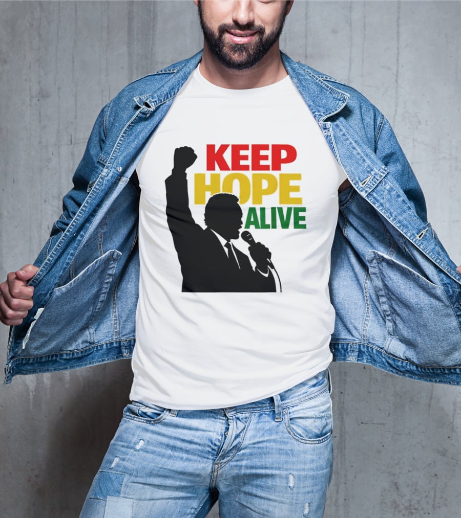 Keep Hope Alive Raised Fist T-Shirt
