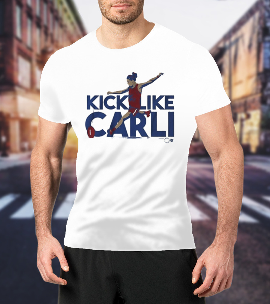 Kick Like Carli USWNT Player Soccer T-Shirt