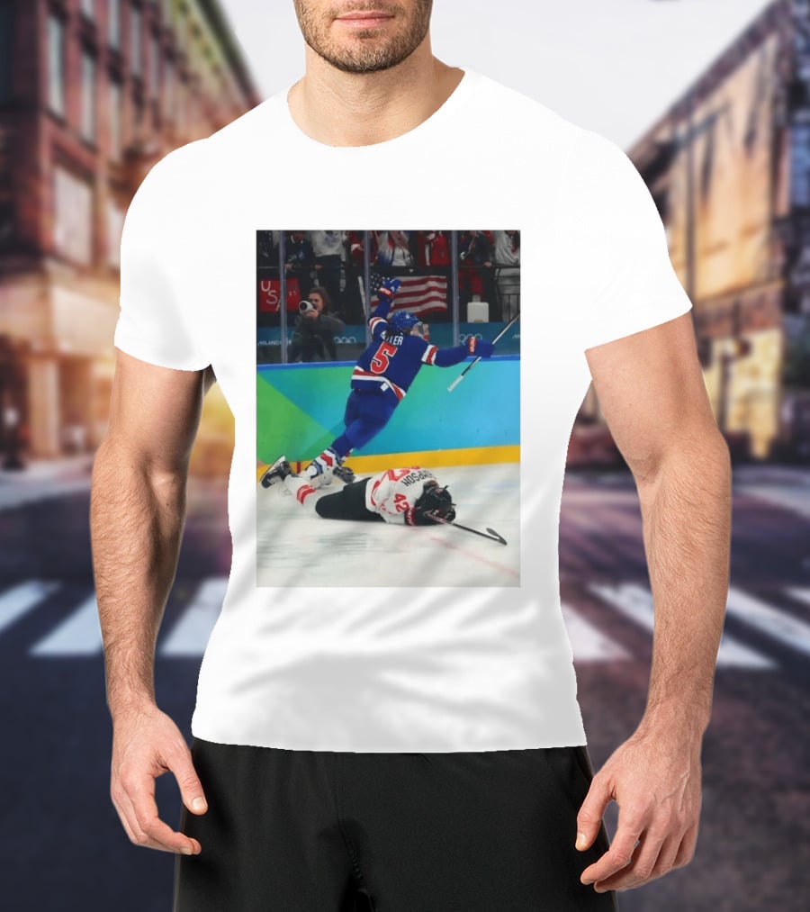Megan Keller USA Olympic Hockey OT Goal Celebration T-Shirt