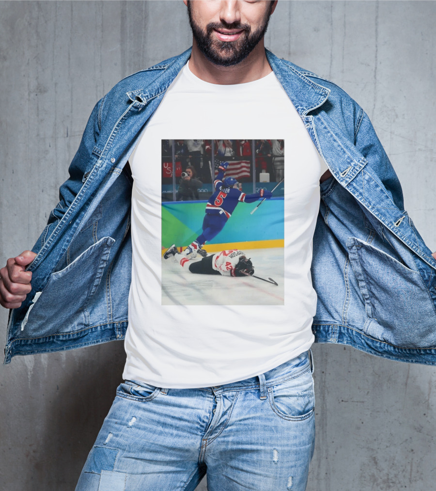 Megan Keller USA Olympic Hockey OT Goal Celebration T-Shirt