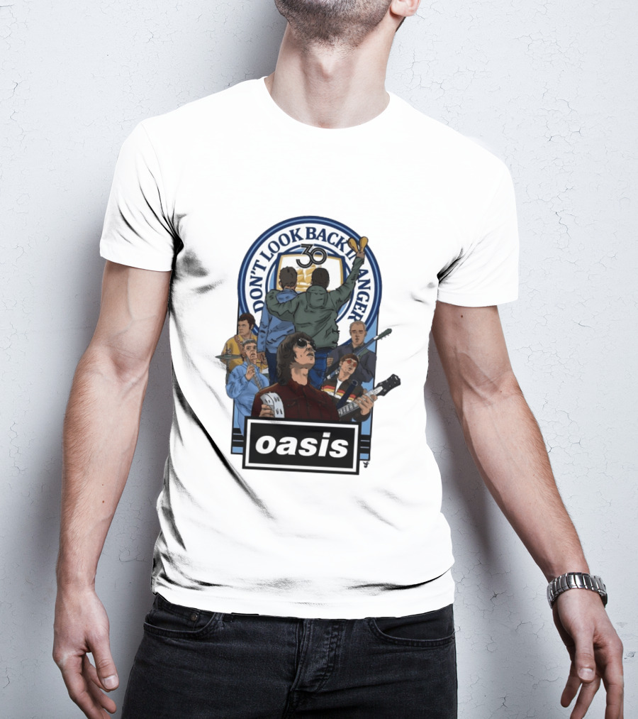 Don't Look Back In Anger Oasis 30th Anniversary Celebration T-Shirt