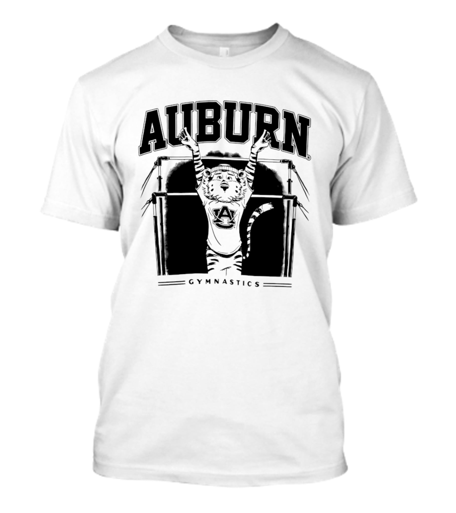 Auburn Gymnastics Tiger Bars Routine T-Shirt