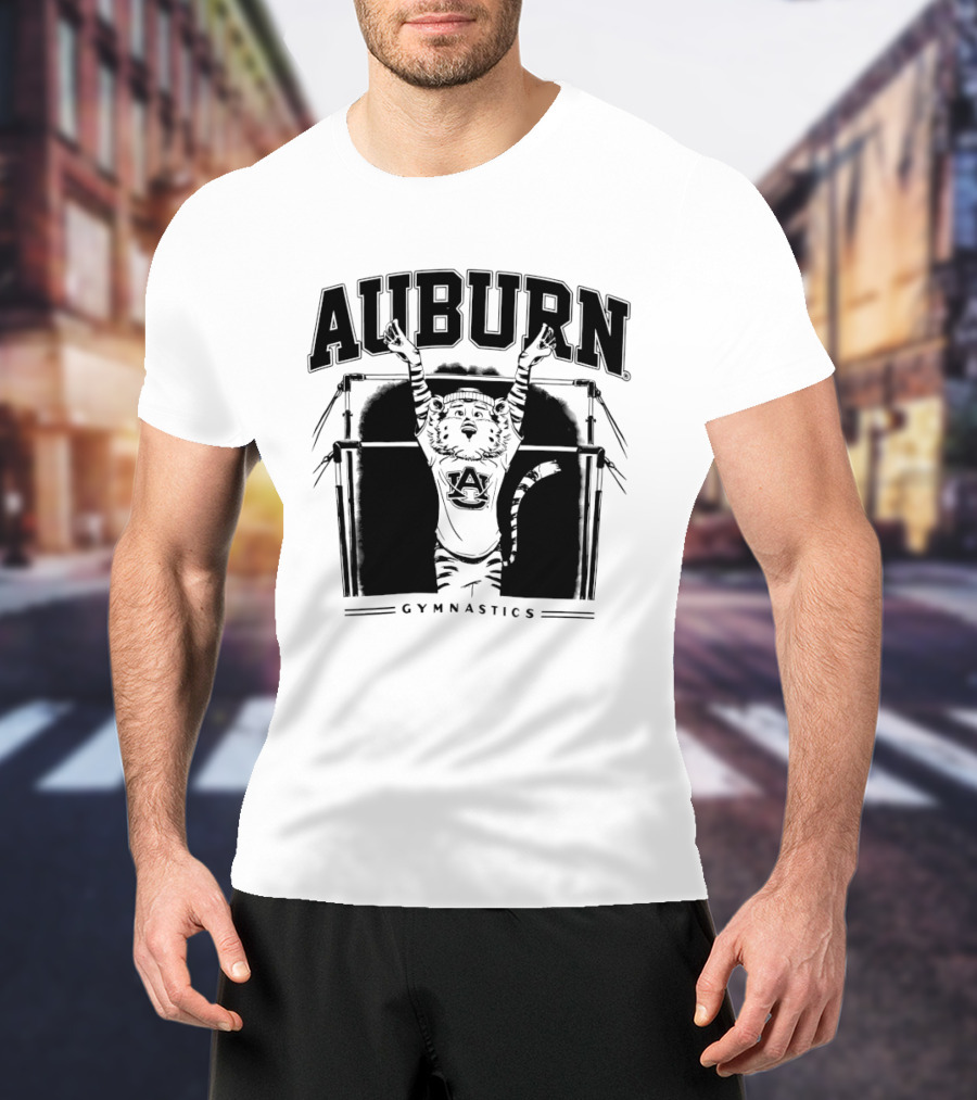 Auburn Gymnastics Tiger Bars Routine T-Shirt