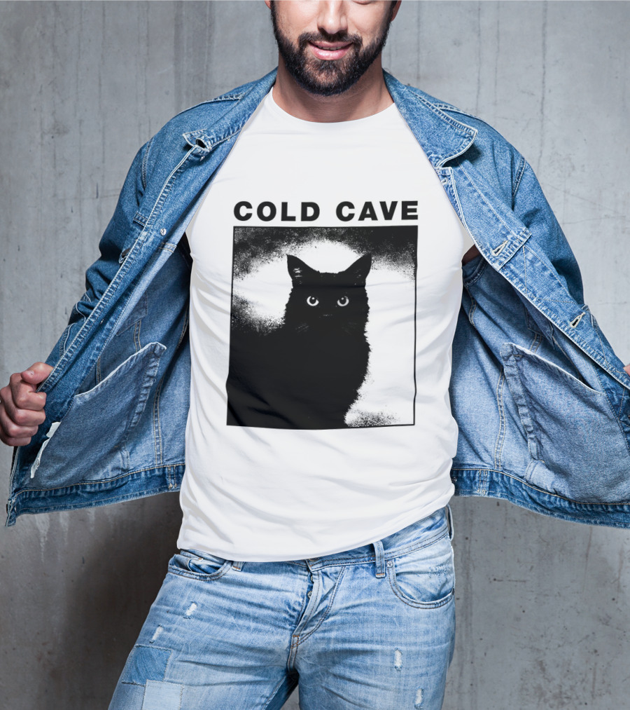 COLD CAVE Cat In Shadow T-Shirt