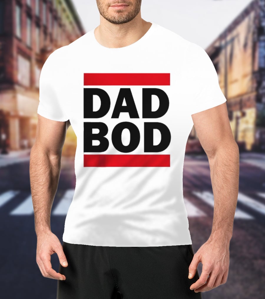 Dad Bod Red Stripes T-Shirt