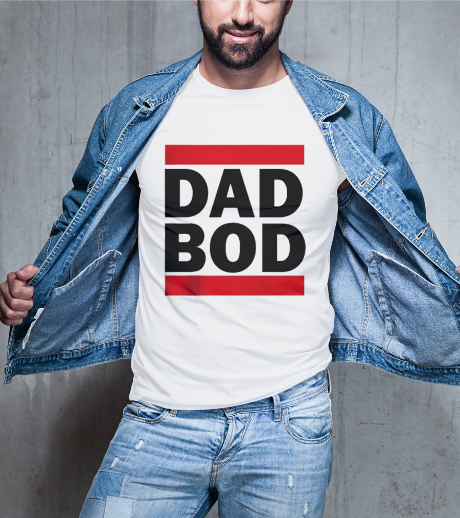 Dad Bod Red Stripes T-Shirt