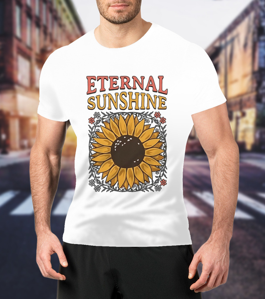 Eternal Sunshine Sunflower Blossom Floral T-Shirt