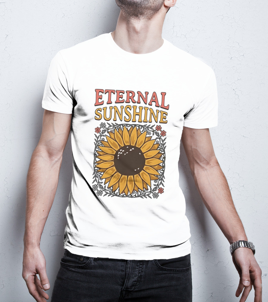 Eternal Sunshine Sunflower Blossom Floral T-Shirt