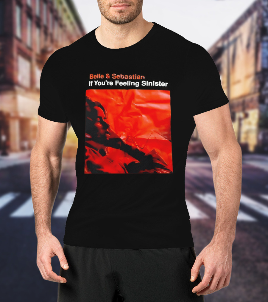 Belle And Sebastian If You're Feeling Sinister Album Art Red T-Shirt
