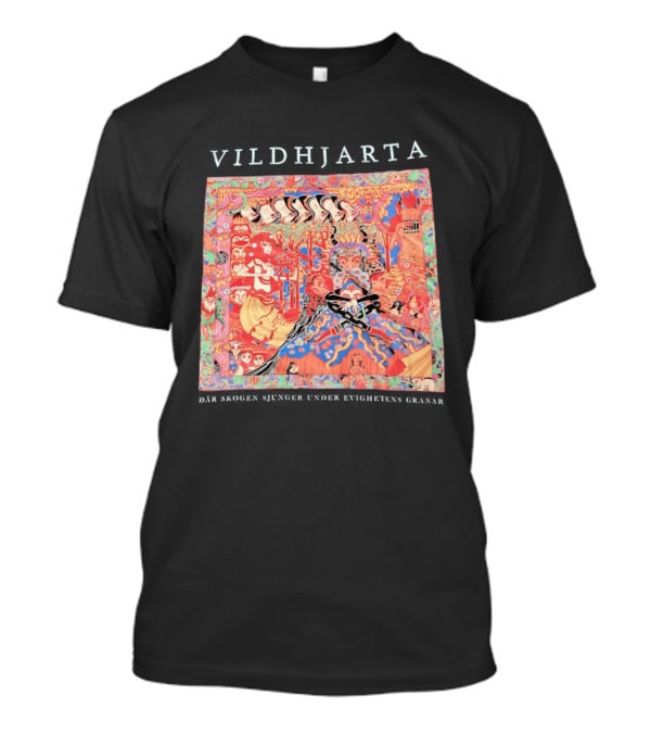 Vildhjarta Där Skogen Sjunger Under Evighetens Granar Psychedelic Fantasy Forest Band T-Shirt