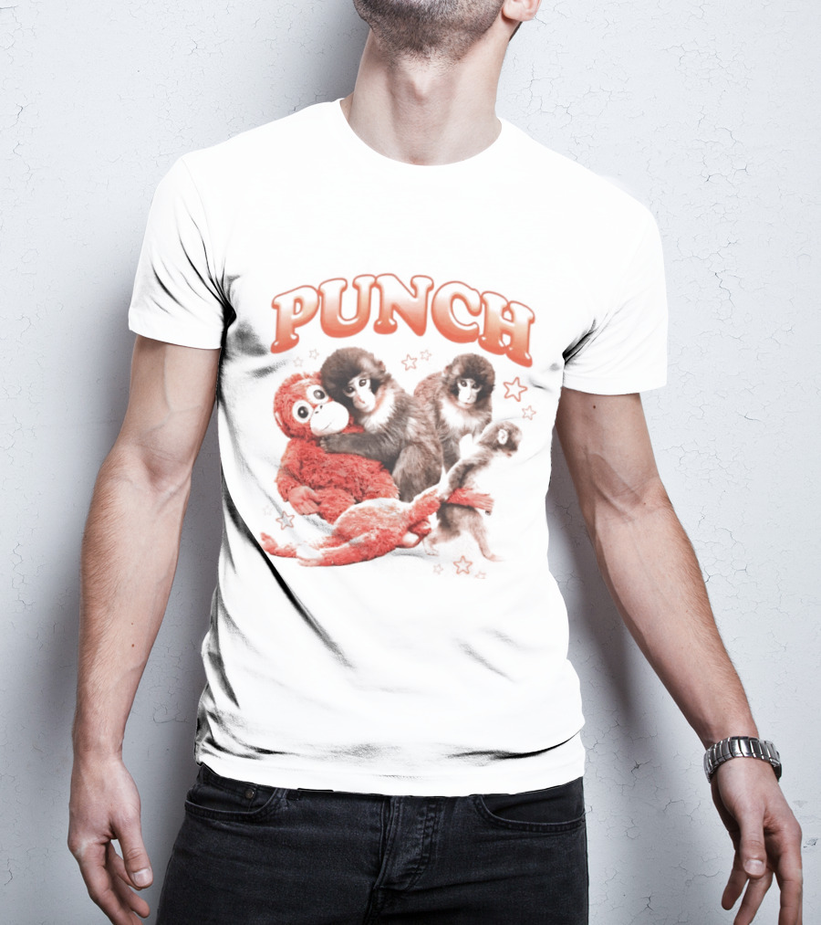 Punch The Monkey With Playful Puppet Friends T-Shirt