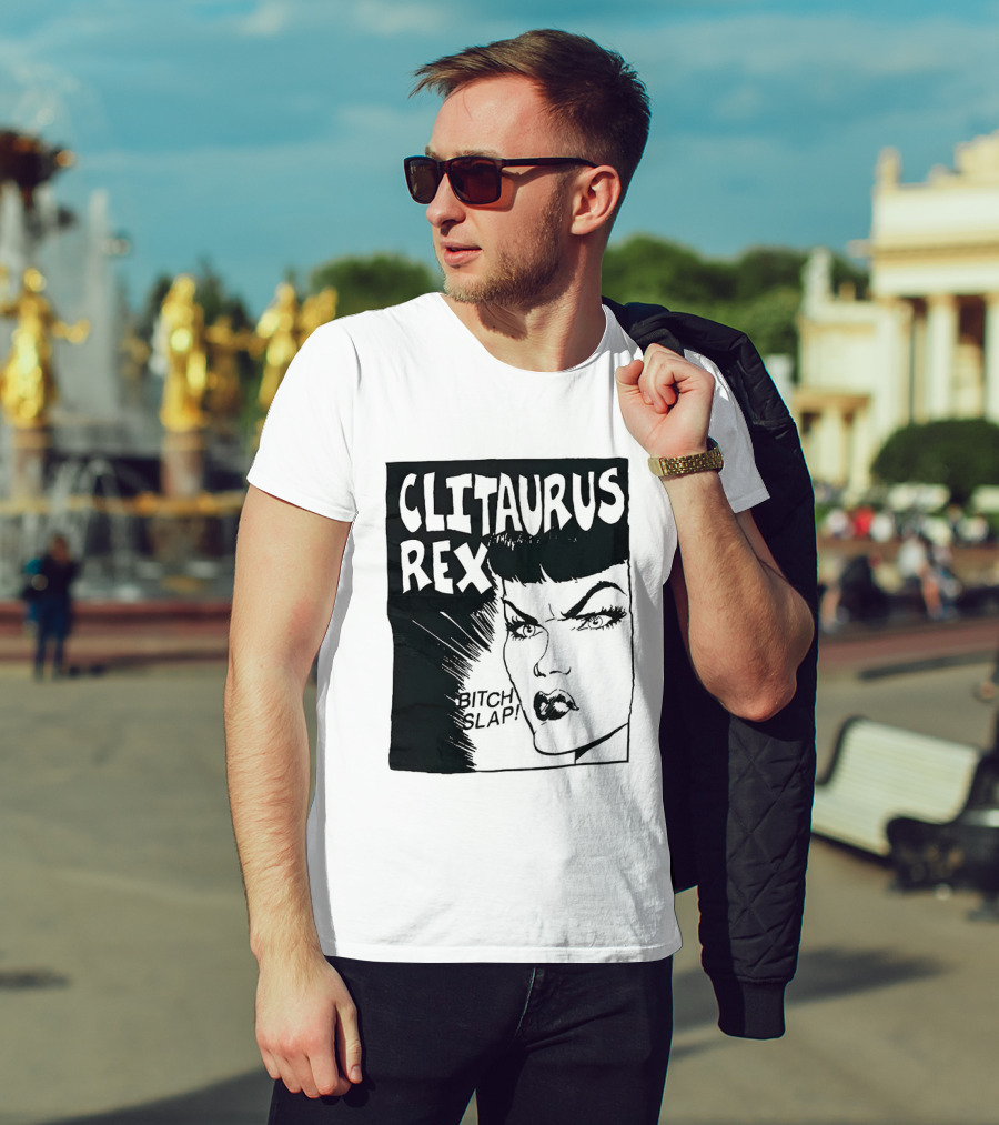Clitaurus Rex Bitch Slap Retro Punk T-Shirt