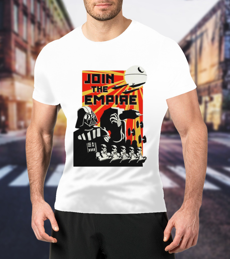Join The Empire Propaganda Galactic Battle Recruitment T-Shirt