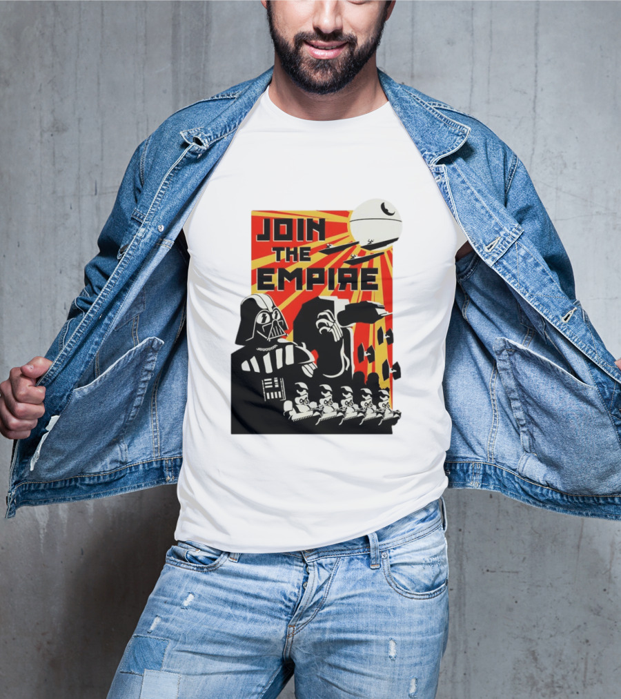 Join The Empire Propaganda Galactic Battle Recruitment T-Shirt