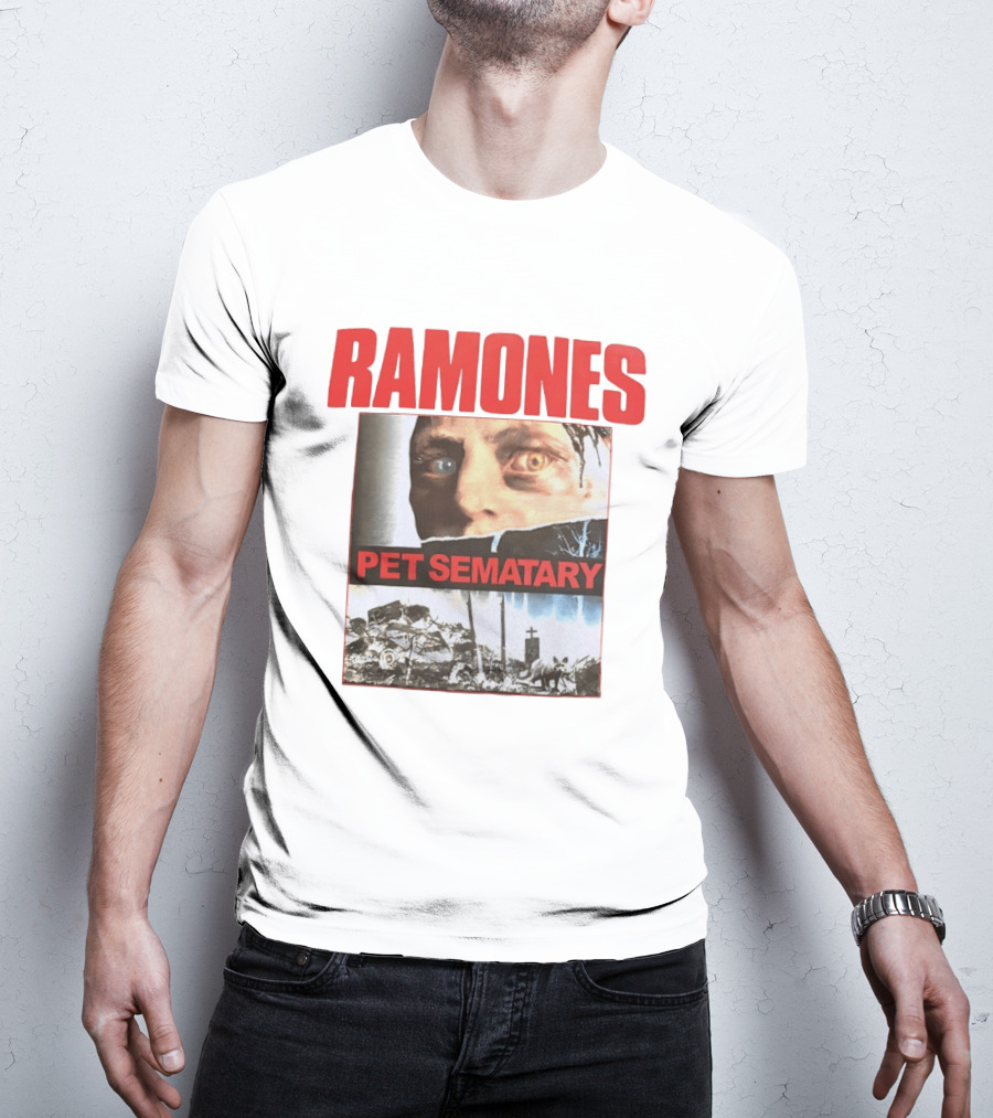 Ramones Pet Sematary Horror Movie T-Shirt
