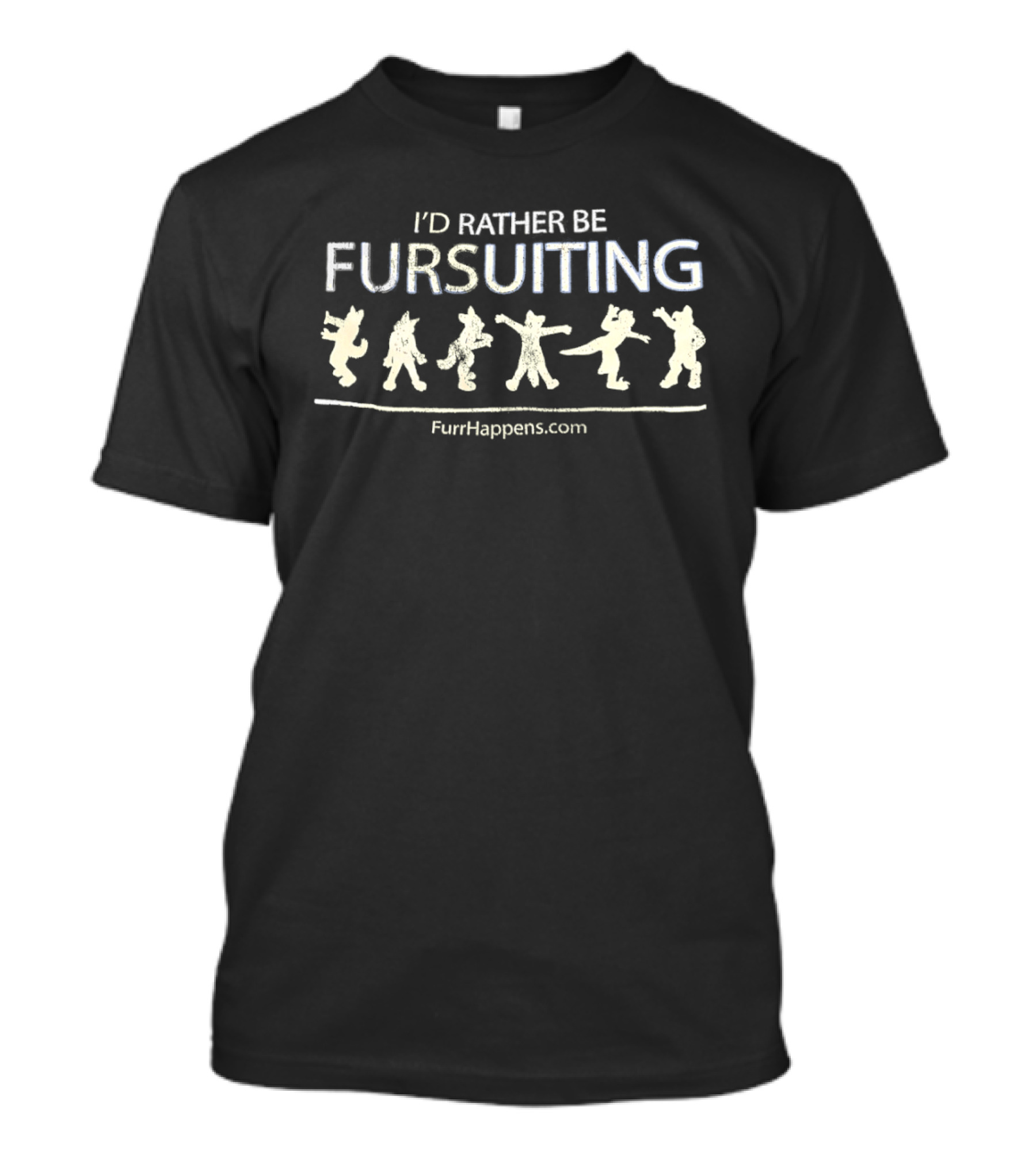 I'd Rather Be Fursuiting FunHappens.com T-Shirt