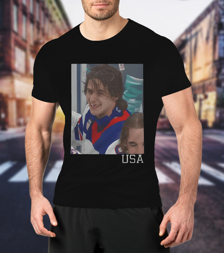 Jack Hughes OT Winner USA Teeth 2026 Winter Olympics Milano Cortina T-Shirt